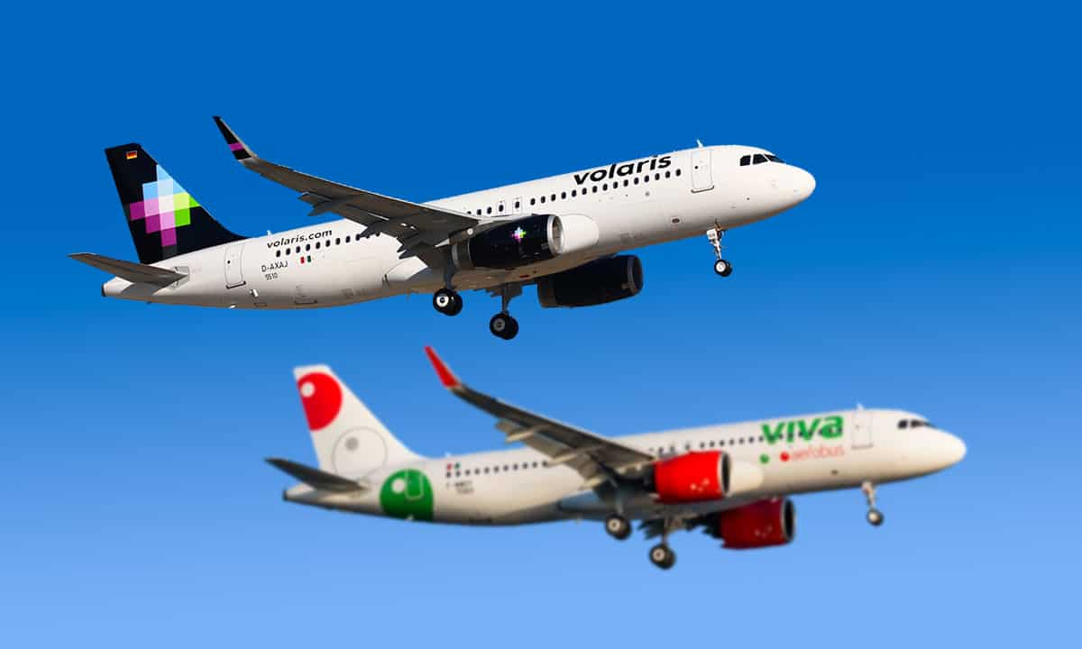 Volaris y Viva Aerobus superan el tráfico de pasajeros en marzo con respecto a 2021