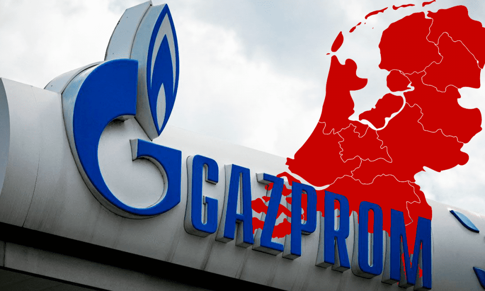 Gazprom suspende distribución de gas en territorio holandés