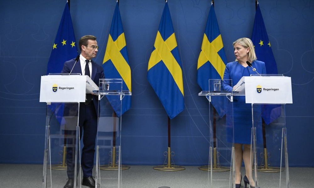 Suecia anuncia formalmente su intención de unirse a la OTAN