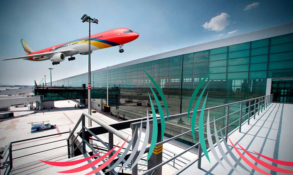 AIFA transporta a 389 pasajeros de Venezuela en su primer mes; Cuba será el segundo destino internacional