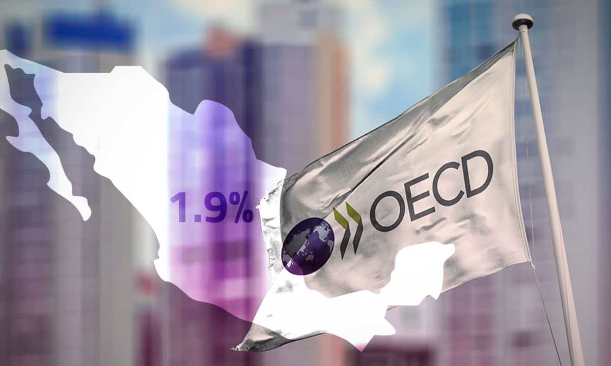 OCDE recorta a 1.9% crecimiento de México para 2022