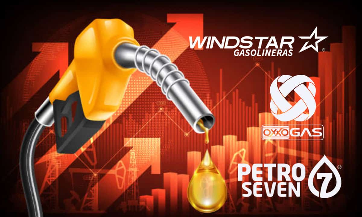 Petro 7, Oxxo Gas y Windstar, las gasolineras con los precios más altos