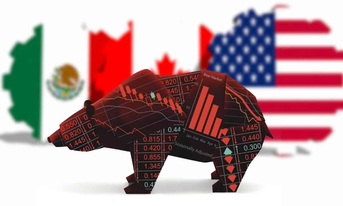 T-MEC: Disputa con EU y Canadá aumenta probabilidad de bear market para la BMV y BIVA