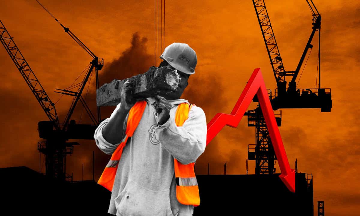 Construcción: débil creación de empleo y la inversión 10.6% por debajo de niveles prepandemia