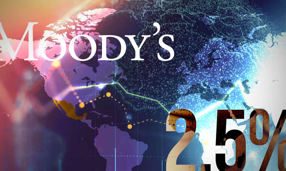 Moody’s baja estimado del PIB para economías del G-20 a 2.5% en 2022