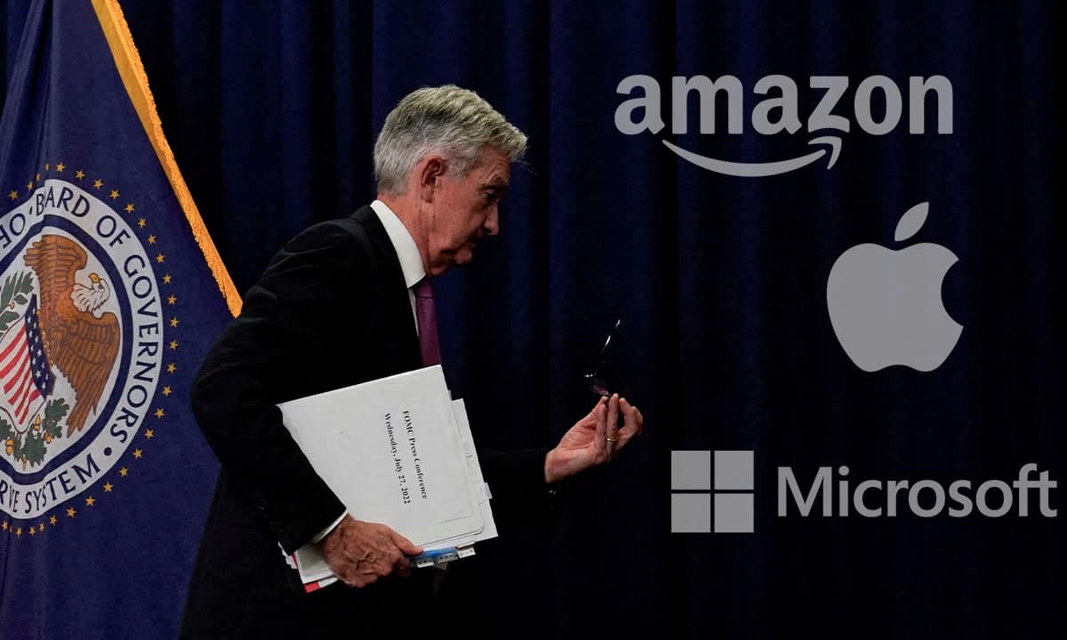 Fed ‘apaga’ rally de Amazon, Microsoft, Apple y otras tecnológicas con alzas a la tasa