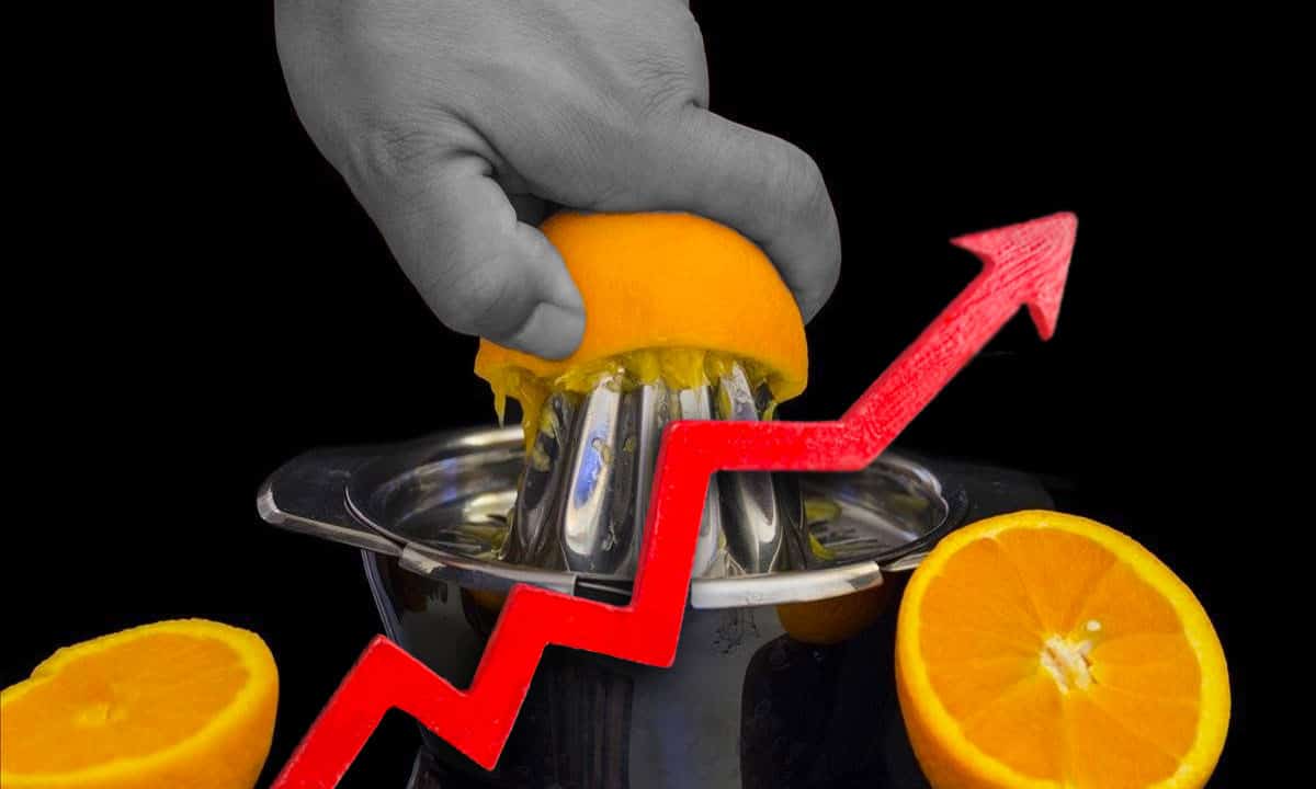 Mercado de futuros jugo de naranja congelado