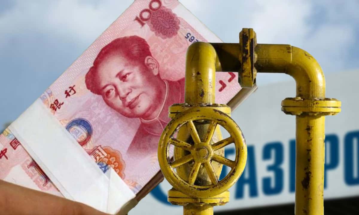 China deja los dólares y pagará a Gazprom con yuanes