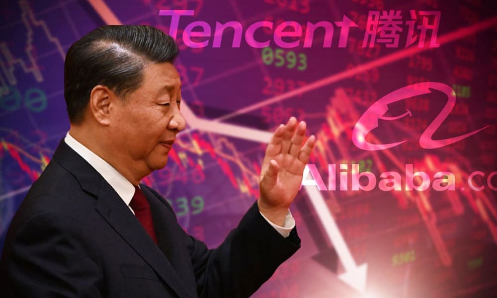 Acciones de Alibaba y Tencent China
