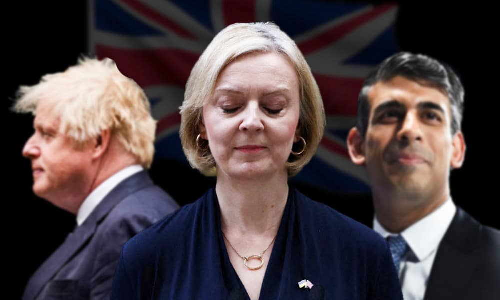 Boris Johnson y Rishi Sunak lideran como aspirantes para ocupar el cargo de primer ministro de Reino Unido