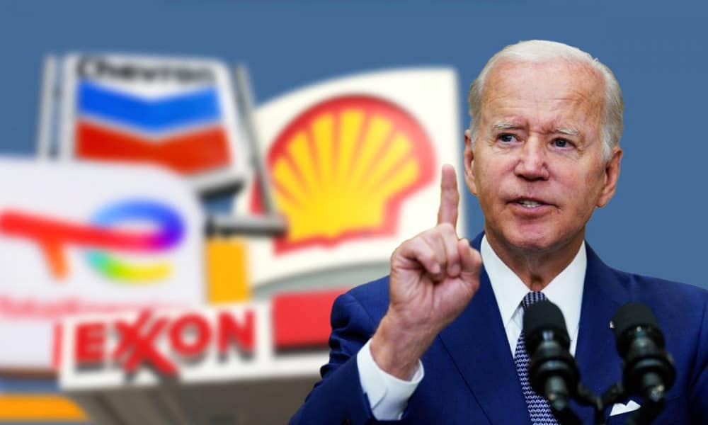 Biden advierte a empresas petroleras que buscará impuestos sobre las ganancias récord