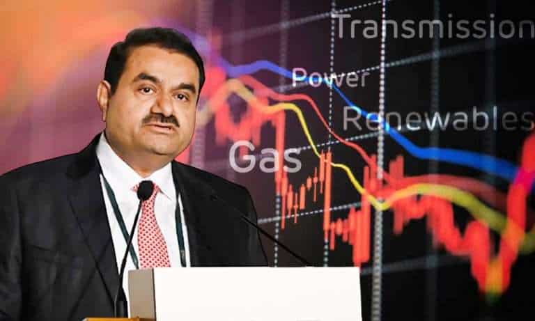 Empresas de Adani pierden 65,000 mdd por batalla con vendedores en corto en EU