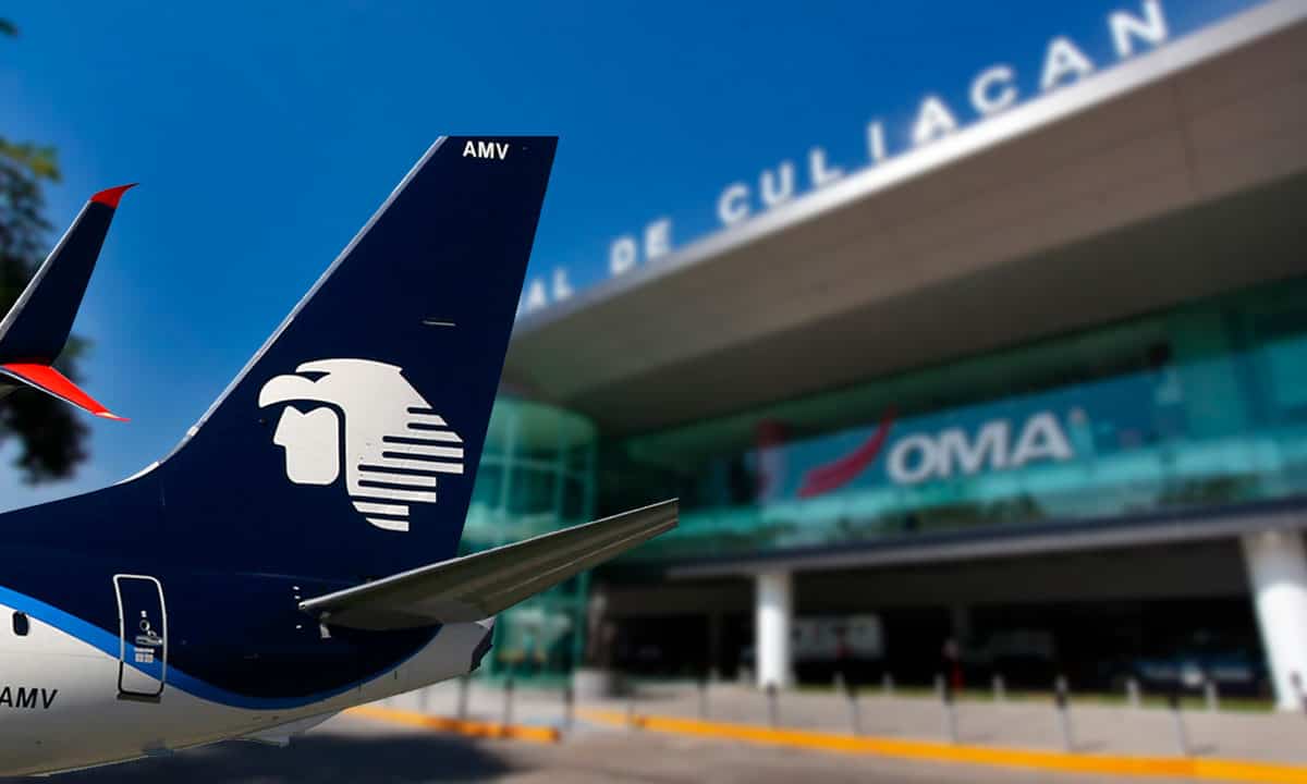 Avión de Aeroméxico recibe impacto de bala en hechos violentos en Culiacán