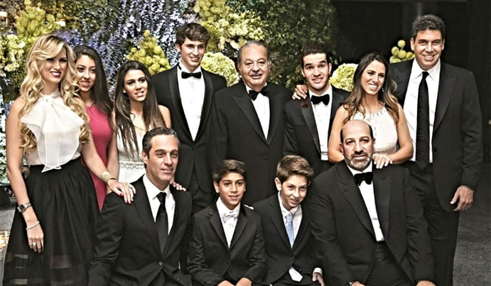 La familia de Carlos Slim