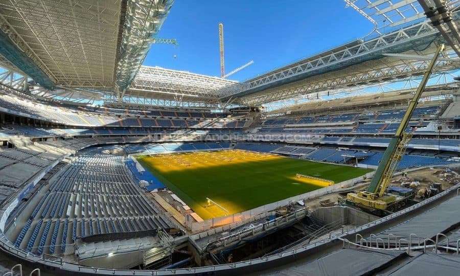 Remodelación estadio del Real Madrid