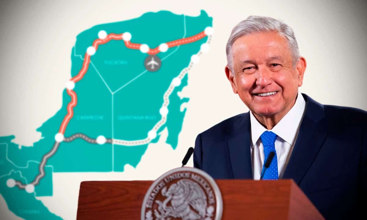 Ruta del Tren Maya tendría escala en Flores, municipio de Guatemala, pero no se aprobó, declara AMLO