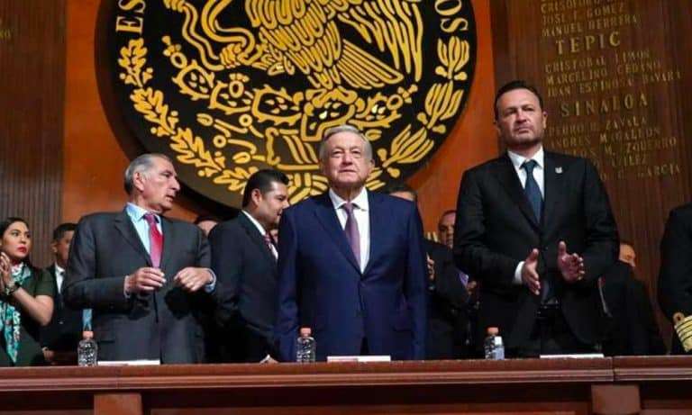 AMLO y Mauricio Kuri encabezan ceremonia por aniversario de la Constitución