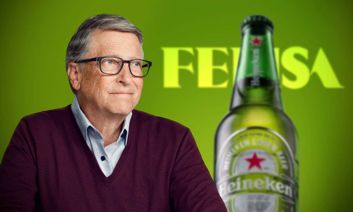 Bill Gates compra acciones de Femsa para obtener participación del 3.76% en Heineken