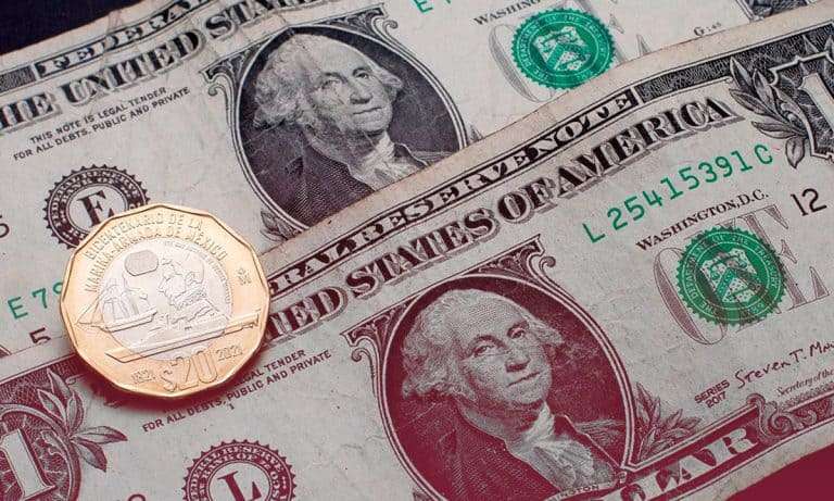 Peso se recupera y cotiza por debajo de las 19 unidades por dólar