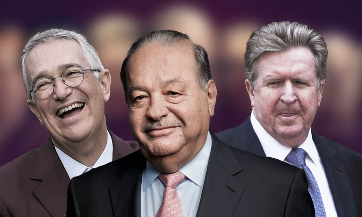 Carlos Slim, Larrea y Salinas Pliego: estos son los mexicanos más ricos a febrero de 2023