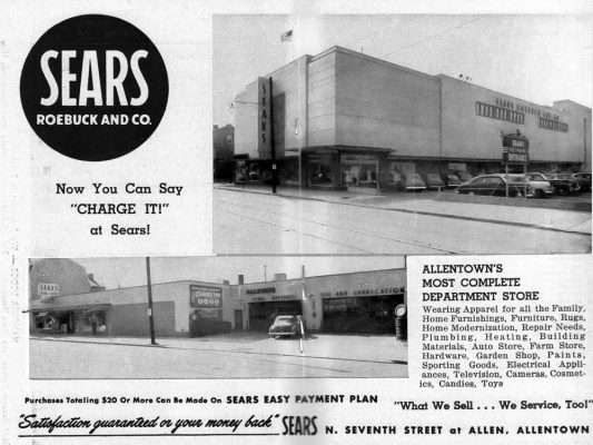 Inauguración de una tienda Sears en Estados Unidos