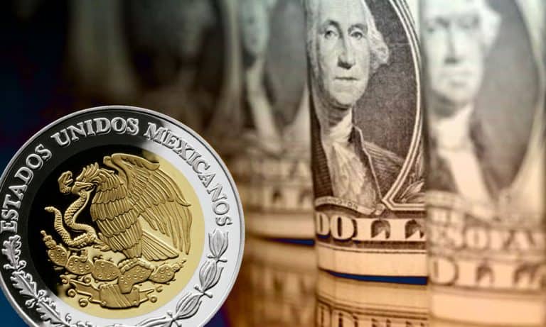 Peso mexicano avanza ante una menor aversión al riesgo y a la espera de la decisión de la Fed