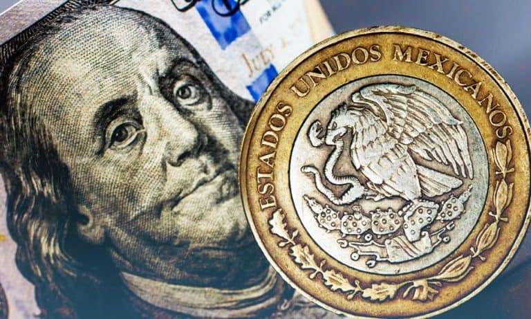 Peso se aprecia ante el dólar, con el tipo de cambio en 18 unidades