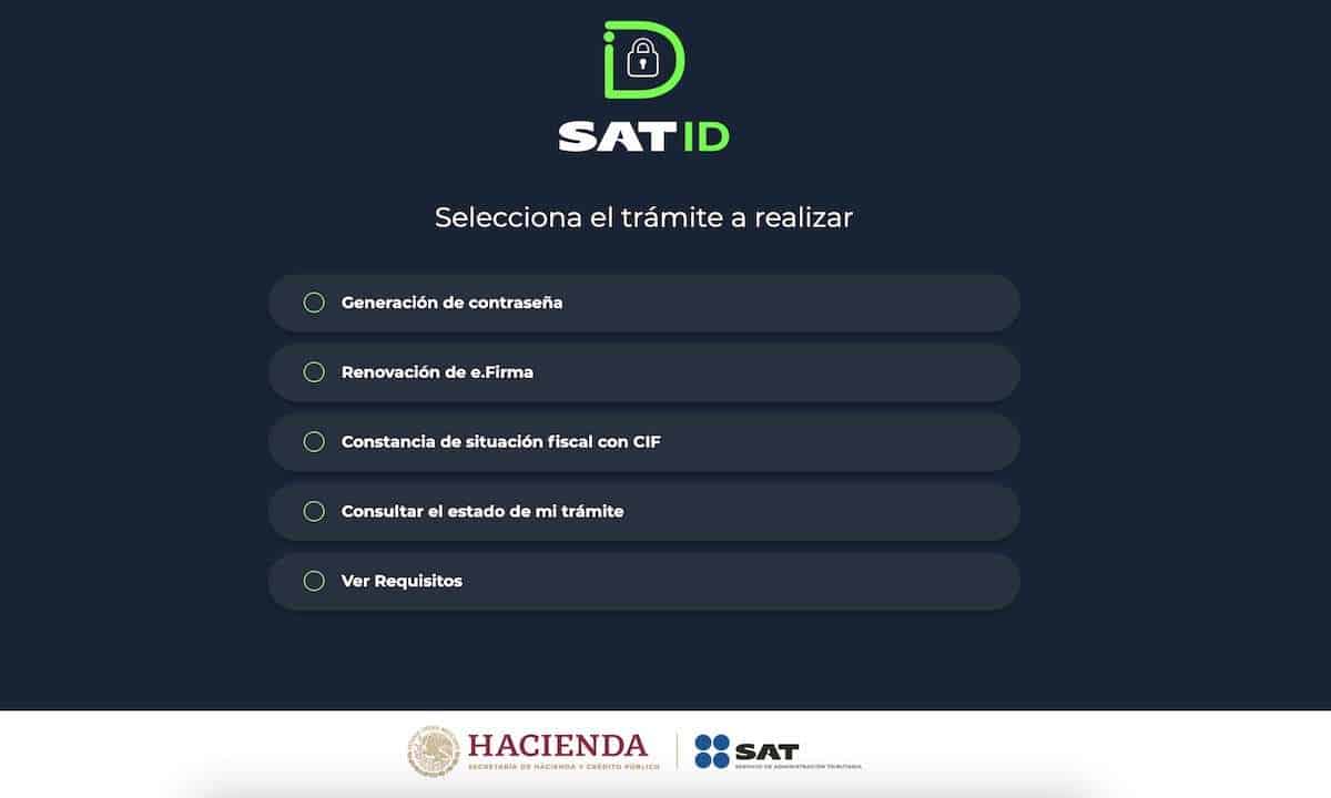 Cómo descargar la aplicación de SAT ID