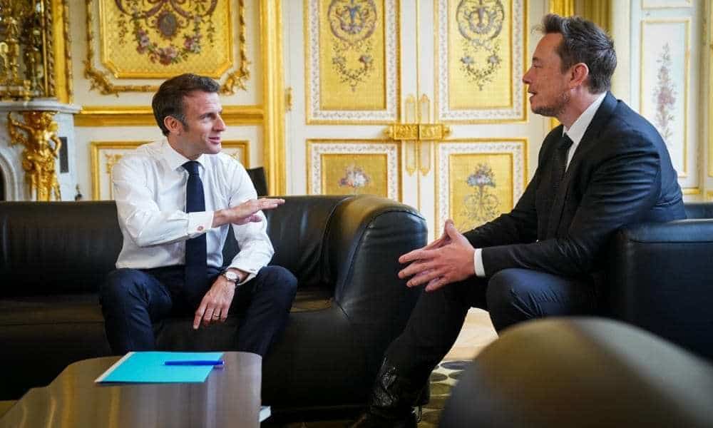 Emmanuel Macron, presidente de Francia, se reúne con Elon Musk para instarle a invertir en el país