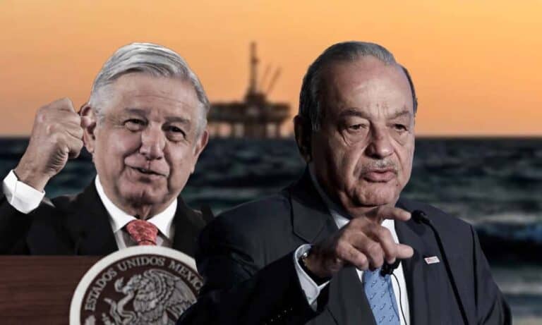 AMLO celebra incursión de Carlos Slim en megayacimiento de Zama