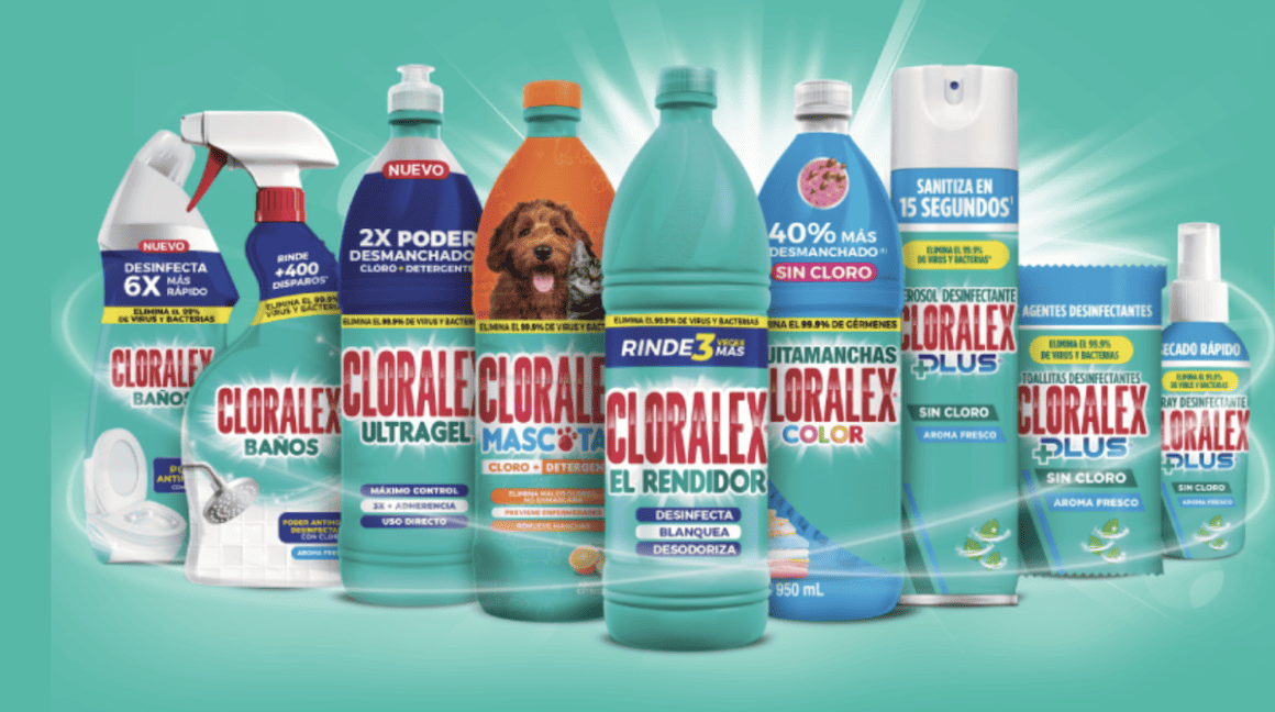 ¿A quién le pertenece la marca de limpieza Cloralex?