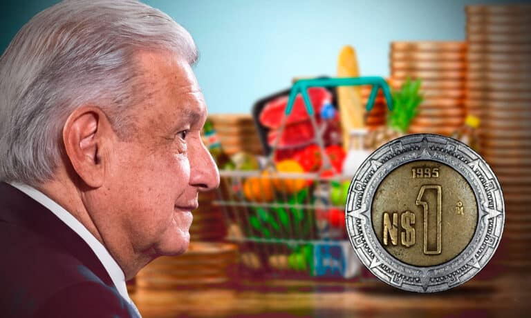 AMLO destaca la desaceleración de la inflación por cuarto mes consecutivo y el mejor nivel del peso en siete años