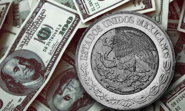 Peso sigue imparable: anota su mejor nivel en casi ocho años al cotizar en 17.11 unidades por dólar