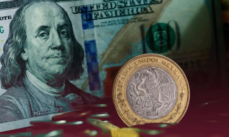 Peso mexicano se aprecia ante el optimismo generado por eventos positivos en EU