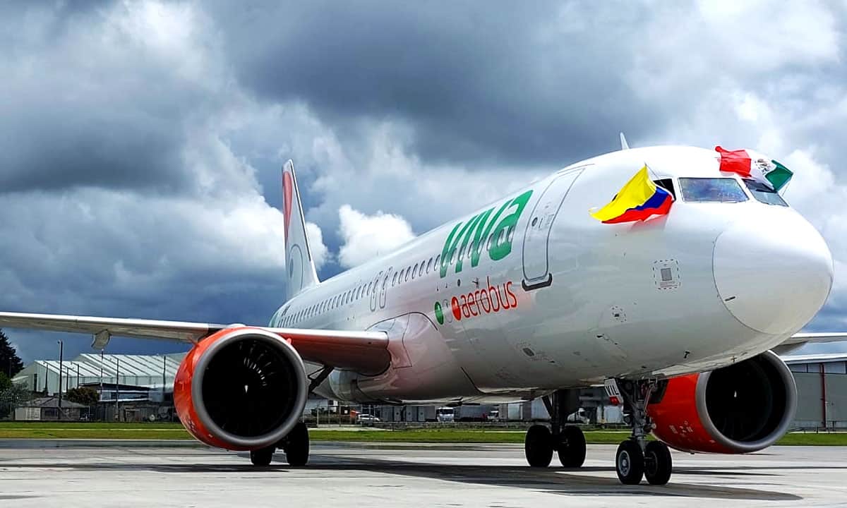 Viva Aerobus inaugura ruta Monterrey-Bogotá con dos vuelos a la semana