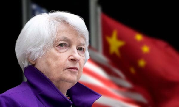 Janet Yellen, secretaría del Tesoro de EU, visita China para establecer la relación bilateral