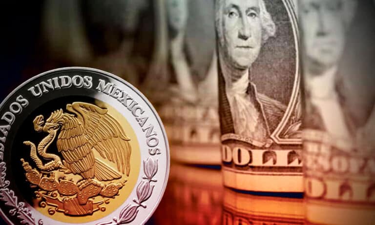 El peso mexicano cierra su peor jornada frente al dólar desde el 15 de marzo; se deprecia 1.30%