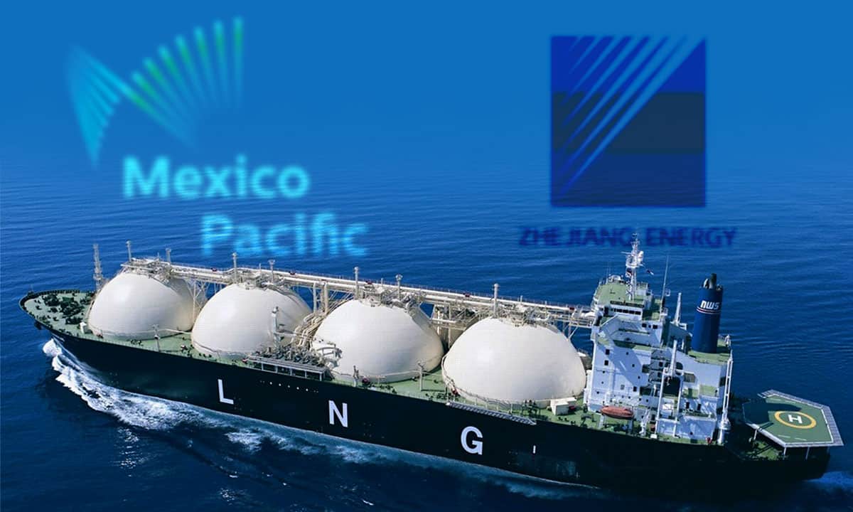 Mexico Pacific Limited venderá gas natural licuado a la china Zhejiang Energy