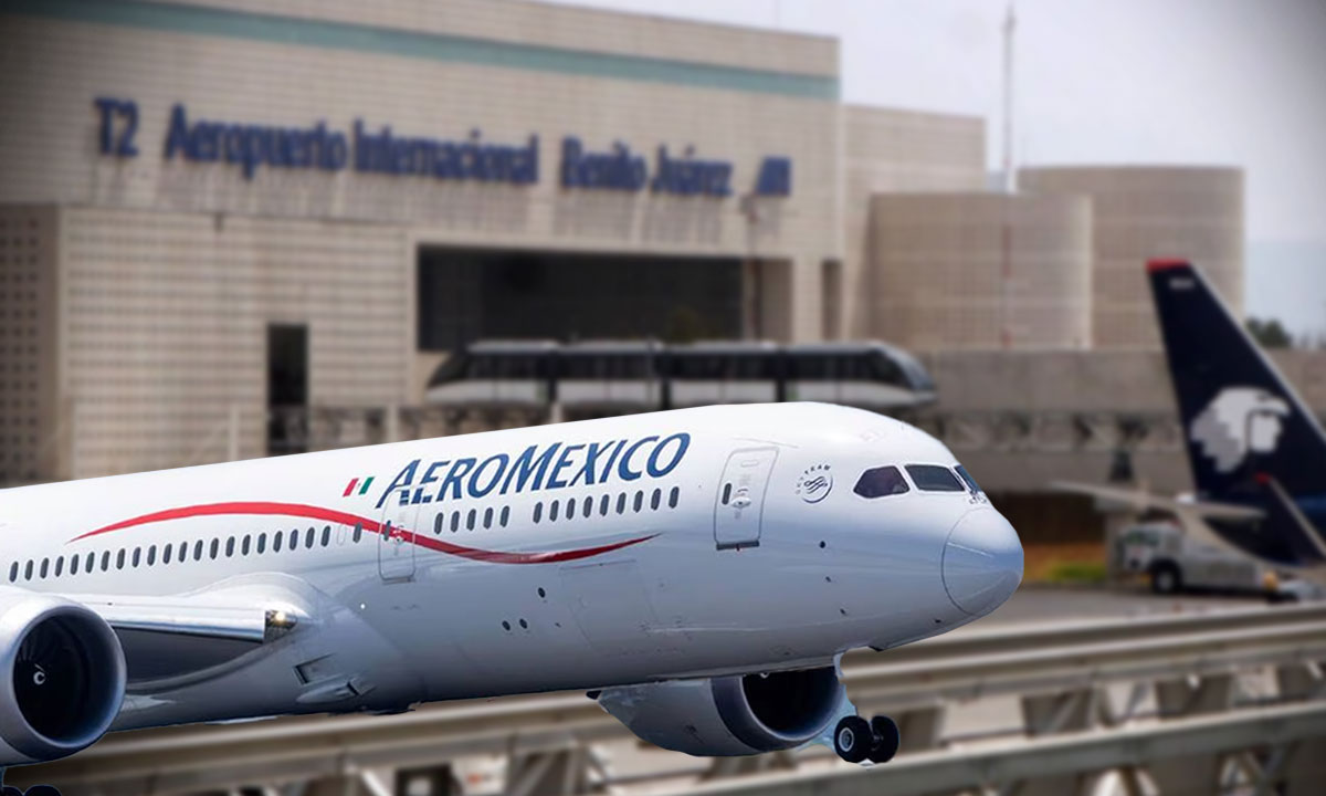 Aeroméxico muda todas sus operaciones en el AICM a la Terminal 2
