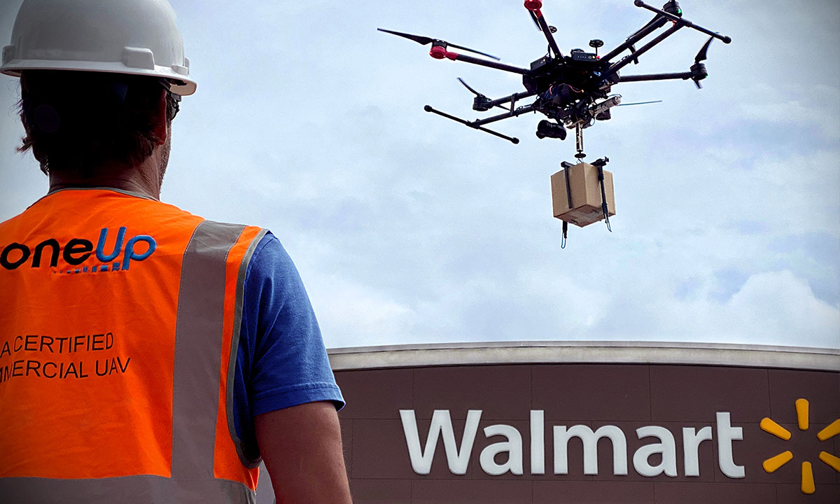 Walmart va por entregas con drones de mayor distancia en asociación con Alphabet