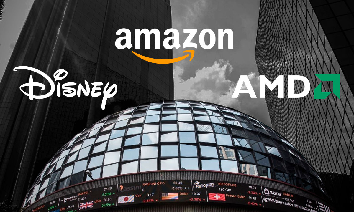 Disney, Amazon y AMD son las empresas favoritas del SIC de la BMV