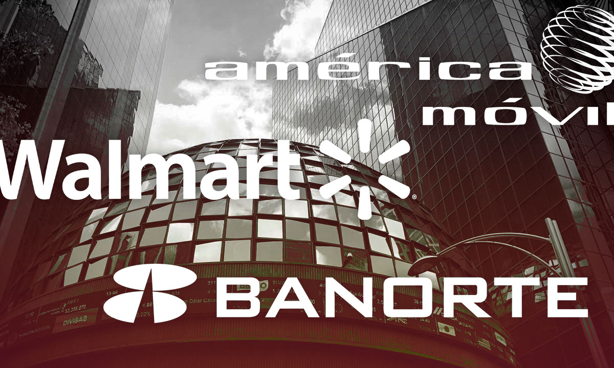 América Móvil, Banorte y Walmex perderían peso en el mercado bursátil con futuros cambios a la BMV