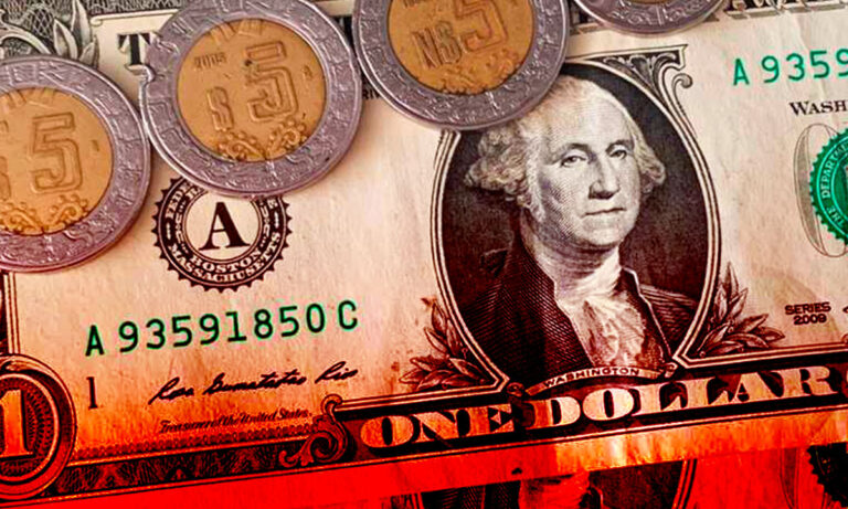 Peso mexicano se deprecia en la sesión y registra su primera pérdida mensual de 2023