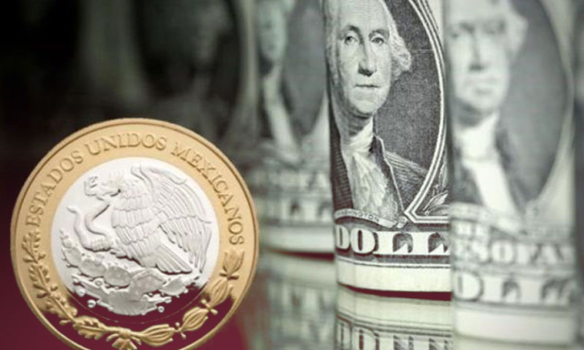 Peso mexicano se aprecia 0.72% y acumula cinco jornadas consecutivas con ganancias ante el dólar