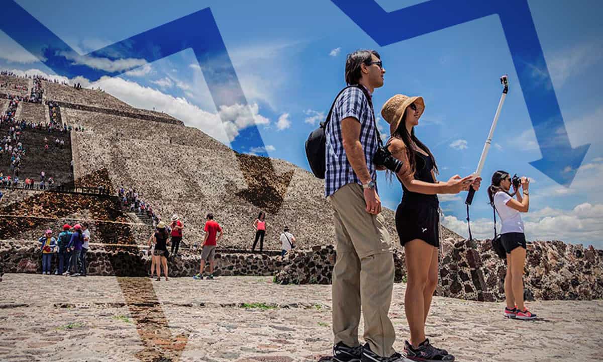 México recibe 5.7% más turistas extranjeros, pero caen viajeros de EU, Colombia y Reino Unido