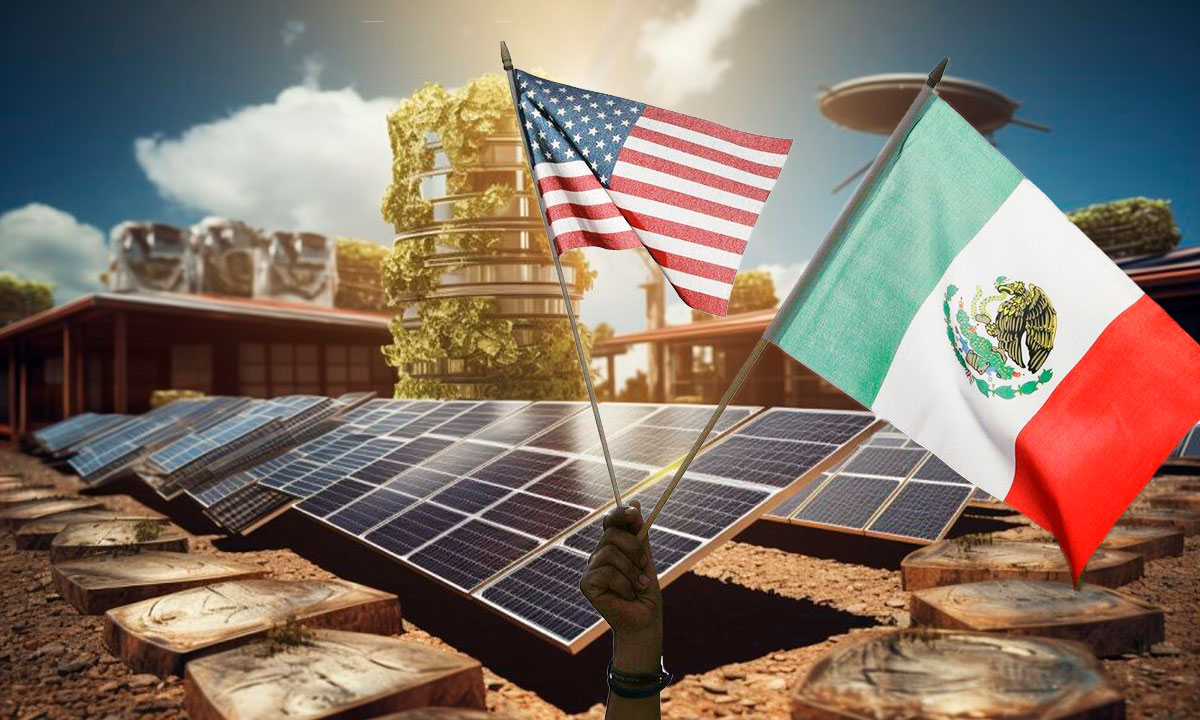 México quiere exportar energía limpia a EU a partir del proyecto de granja solar y suministro de chips