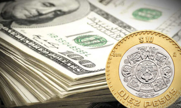 Peso se repliega por segunda jornada consecutiva; cotiza en 17.23 por dólar