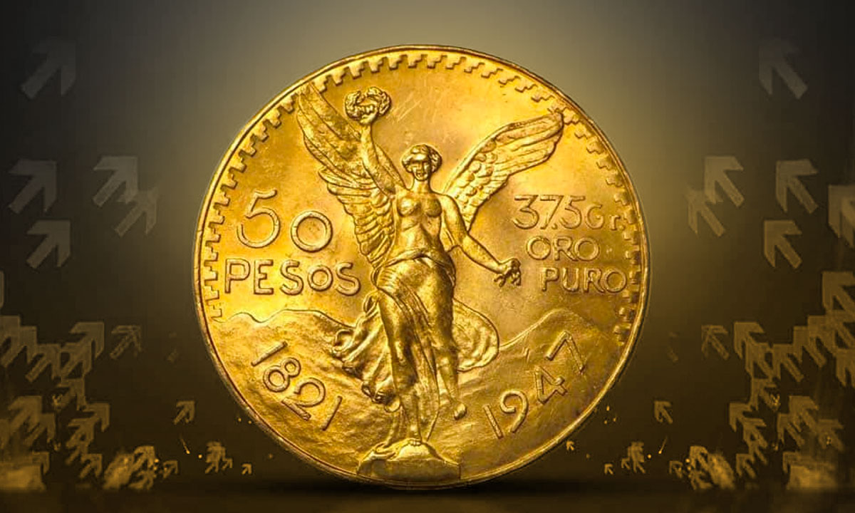 Centenario toca máximo de 5 meses: ¿por qué subió el precio de la moneda de oro?