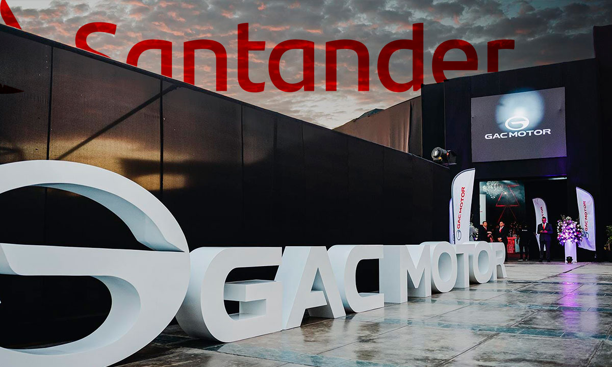Santander y la automotriz china GAC Motor firman alianza para financiar autos en México
