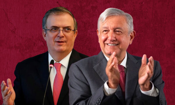 AMLO celebra decisión de Marcelo Ebrard de quedarse en Morena